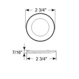 Scandvik Down Lights - S3 Surface Mount - W White / Blue - SS / White Finish (2 3/4") - LED_Additional1