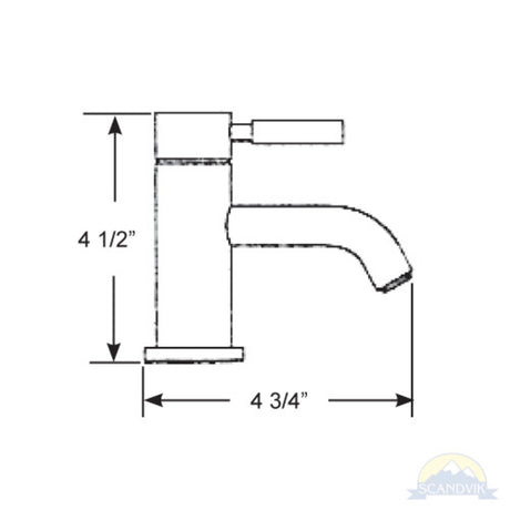 Scandvik Faucets - Tap Nordic Contemporary Cold Water_Additional1