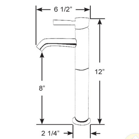 Scandvik Faucets - Basin Mixer Nordic Raised Deck Mount For Vessel Sinks_Additional1