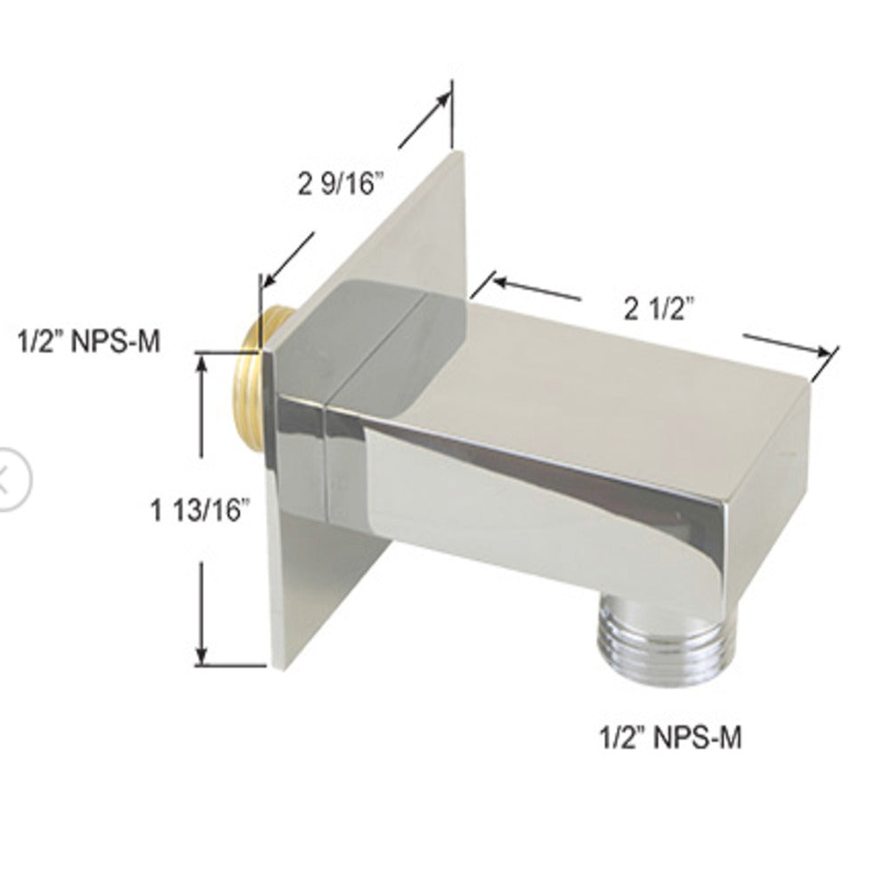 Scandvik Head & Shower Accessories - Contemporary bulkhead connection for shower Hose_Additional1