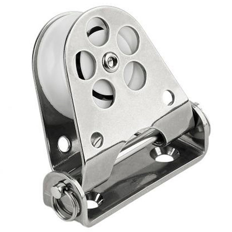 Schaefer Hinged Fairlead Block BB 1 7/16 in. (37 mm) Dia. Sheave