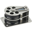 Schaefer Flat Base SS Double Cheek Block / Delrin 2" Dia. Sheave