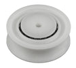 Schaefer Delrin Sheave - O. Dia: 2 3/8 in (60.0 mm) - White