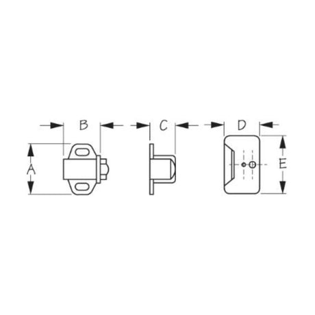 Sea-Dog Roller Catch - Surface Mount_Additional1