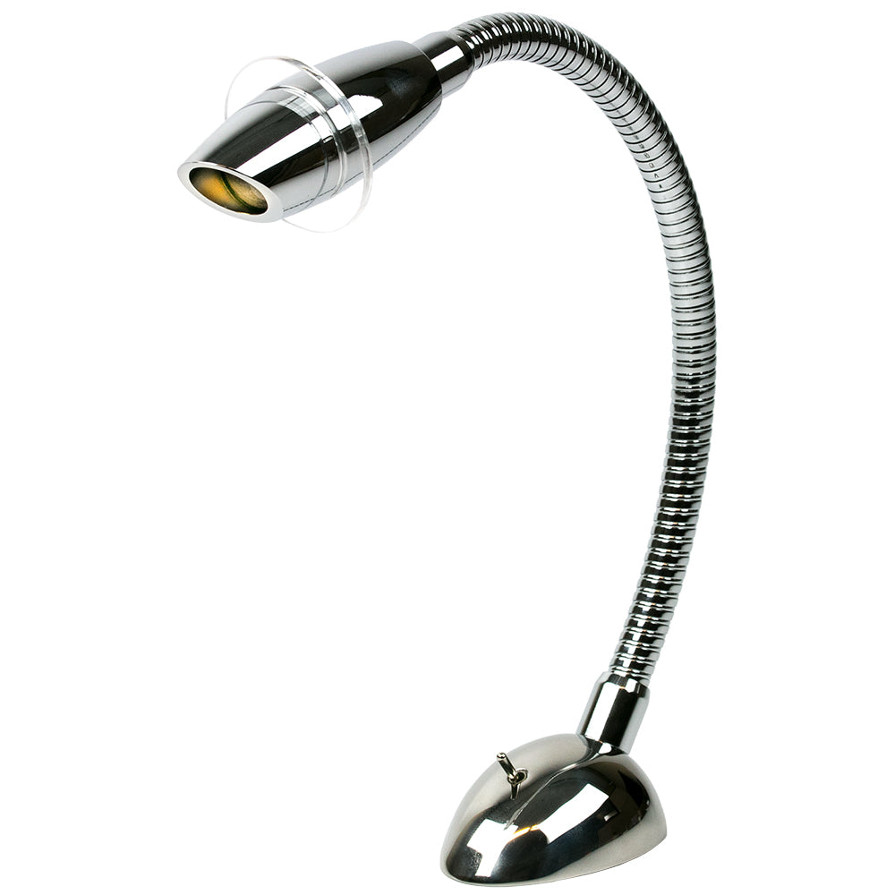 Sea-Dog Deluxe High Power LED Reading Light Flexible w/Switch - Cast 316 Stainless Steel/Chromed Cas