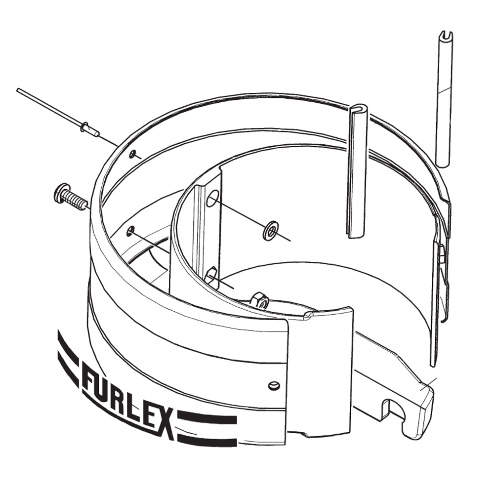 Selden Furlex 300s Halyard Swivel Cover Assy Flx 300S