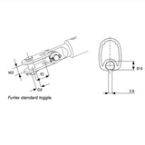 Selden Furlex 50S Furling System for 5/32" (4mm) Wire, 5/16" Pin, 25' 4" Max Stay, Stnd Eye_Additional2