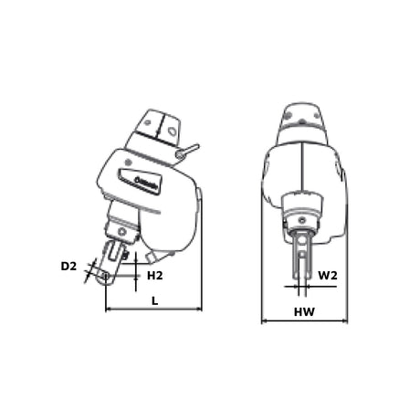 Selden Furlex 204E E-Furler for 7/32" (6mm) Wire 50' 6" Max Stay (Sta-Lok Terminal)_Additional1