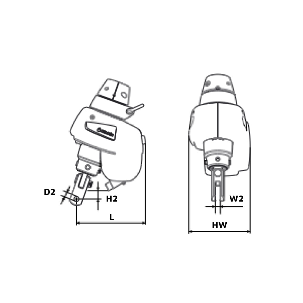 Selden Furlex 204E E-Furler for 7/32" (6mm) Wire 50' 6" Max Stay (Rig Screw & Sta-Lok Terminal)_Additional1