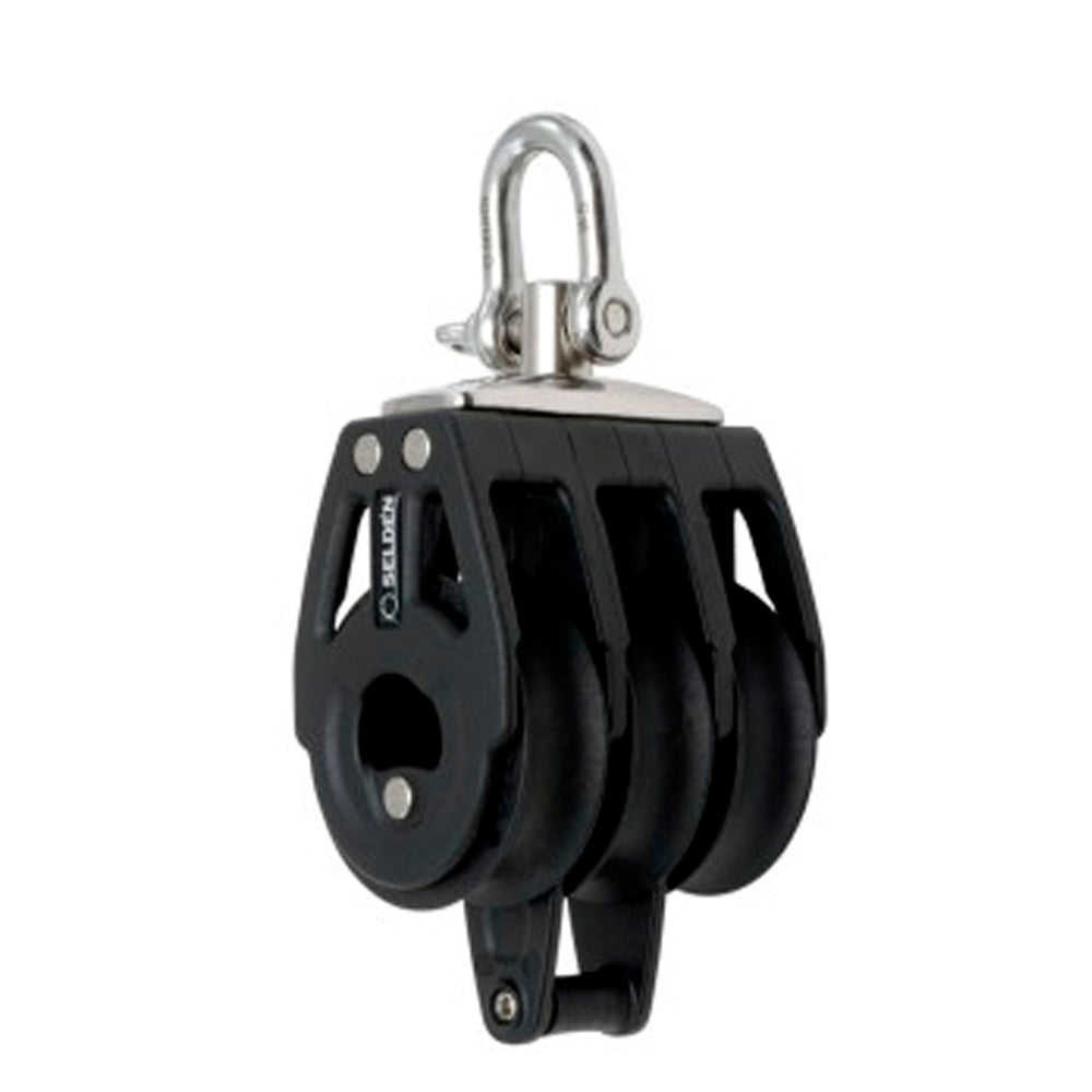 Selden 40 Ball Bearing Block - Triple Swivel Becket