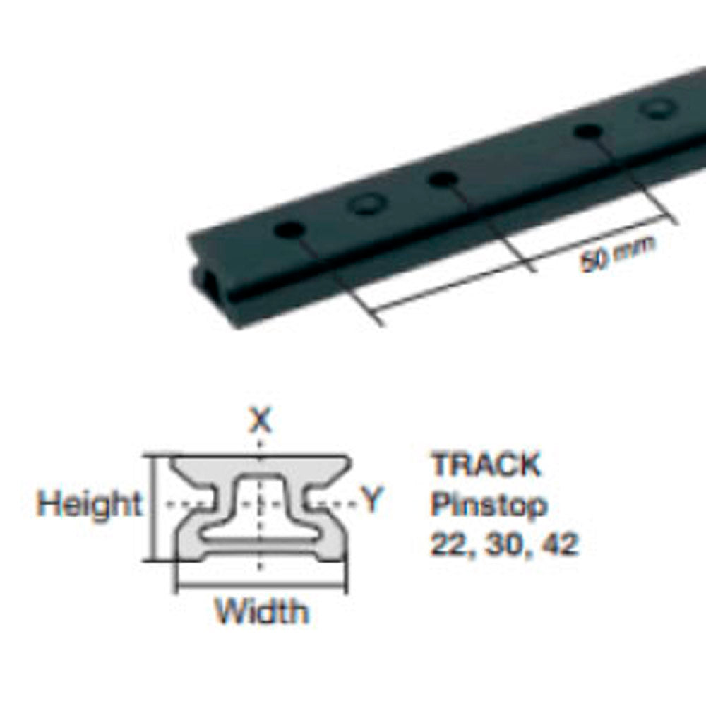 Selden System 22 Jib Car Stop 300mm Track