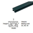 Selden System 42 Sliding Bolt 2000mm Track