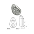 Selden Thimbles for AT-Cable 12-13mm (CX25)