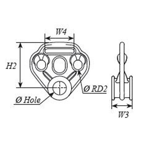 Selden Thimbles for Double Rope (CX25)_Additional1