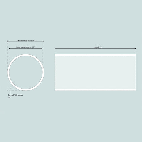 Side-Power (Sleipner) Aluminum Bow Tunnel 250 x 1000 x 8mm - Length: 39.4"_Additional1