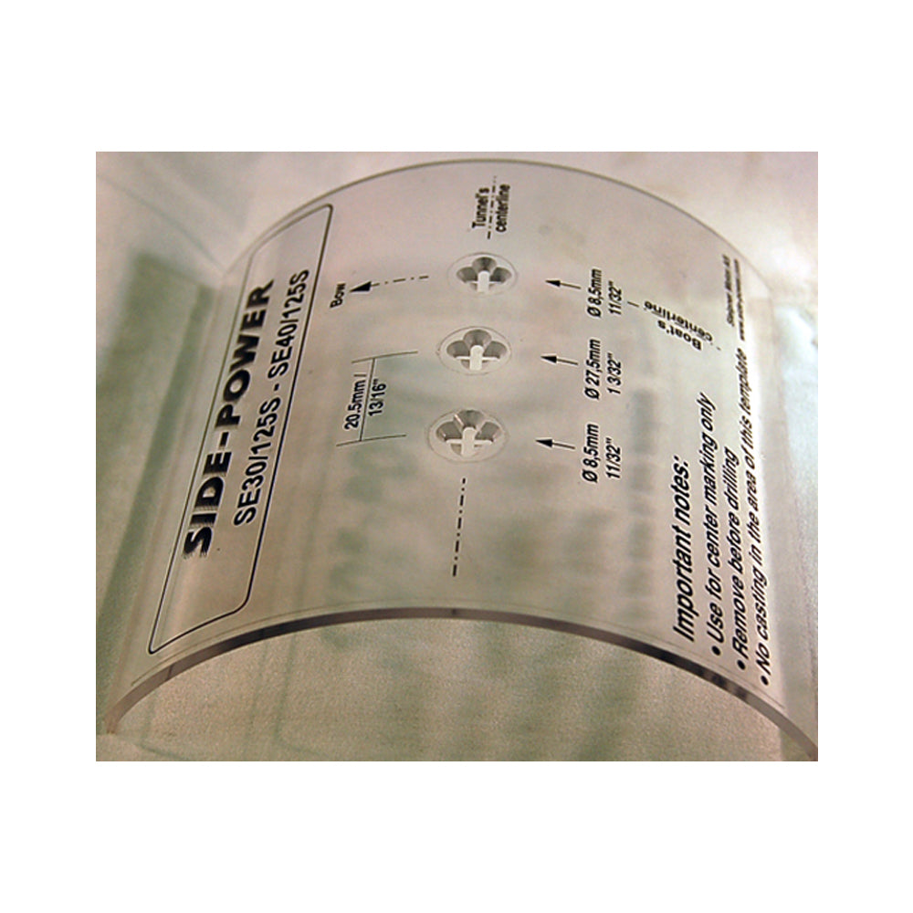 Side-Power (Sleipner) Template for Gearleg Holes