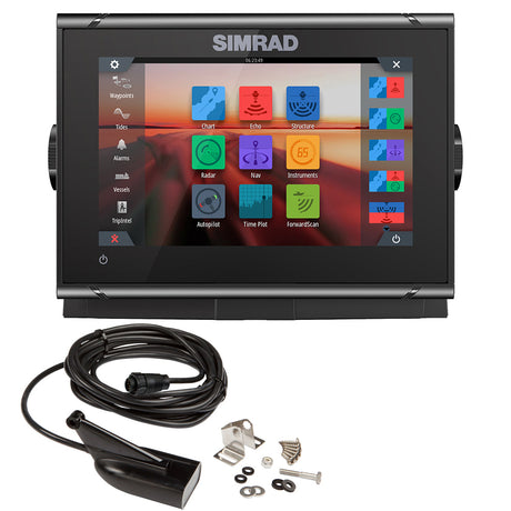 Simrad GO7 XSR Chartplotter/Fishfinder w/HDI Transom Mount Transducer &amp; C-MAP Discover Chart