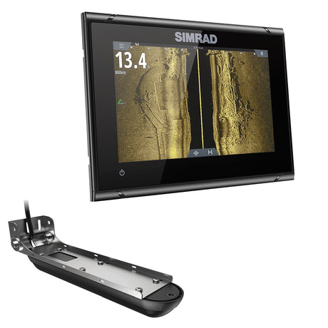 Simrad GO7 XSR Chartplotter/Fishfinder w/Active Imaging 3-in-1 Transom Mount Transducer &amp; C-MAP