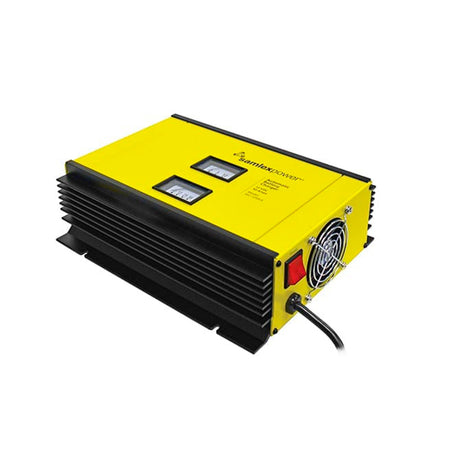 Samlex 50A Battery Charger - 12V - 2-Bank - 3-Stage w/Dip Switch &amp; Lugs - Includes Temp Sensor