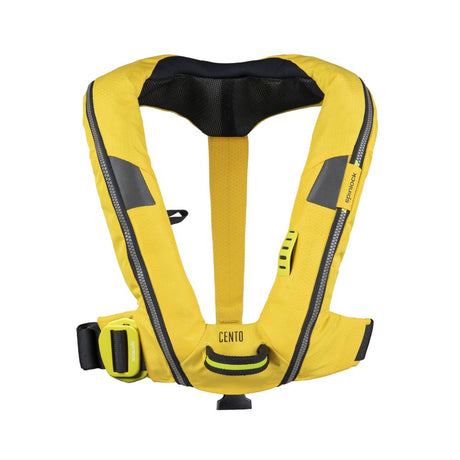 Spinlock Lifejacket - Deckvest CENTO Jr 100N ISO w/ Harness (Sun Yellow)