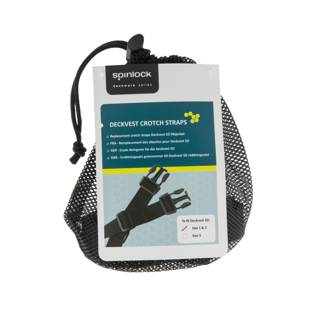 Spinlock Deckvest Accessories - Crotch Straps (For Size 1 & 2)