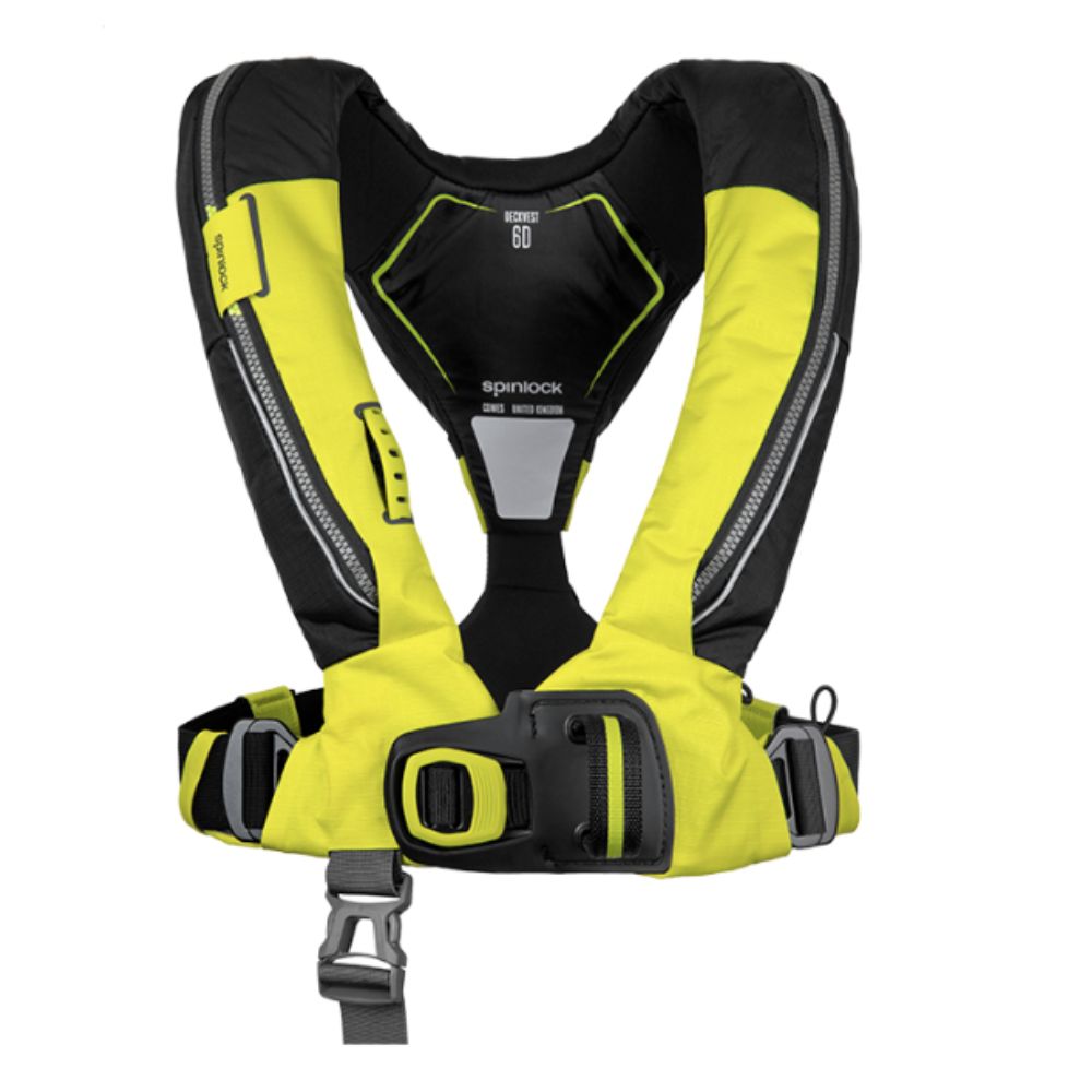 Spinlock Lifejacket - Deckvest 6D 170N ISO w/ Harness (Citrus Yellow)