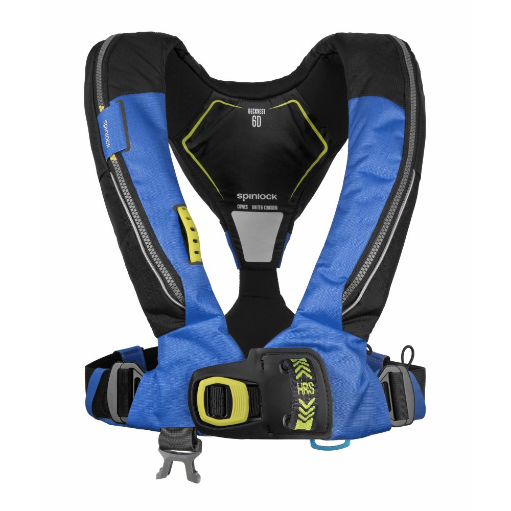 Spinlock Lifejacket - Deckvest 6D 170N ISO w/ HRS (Pacific Blue)