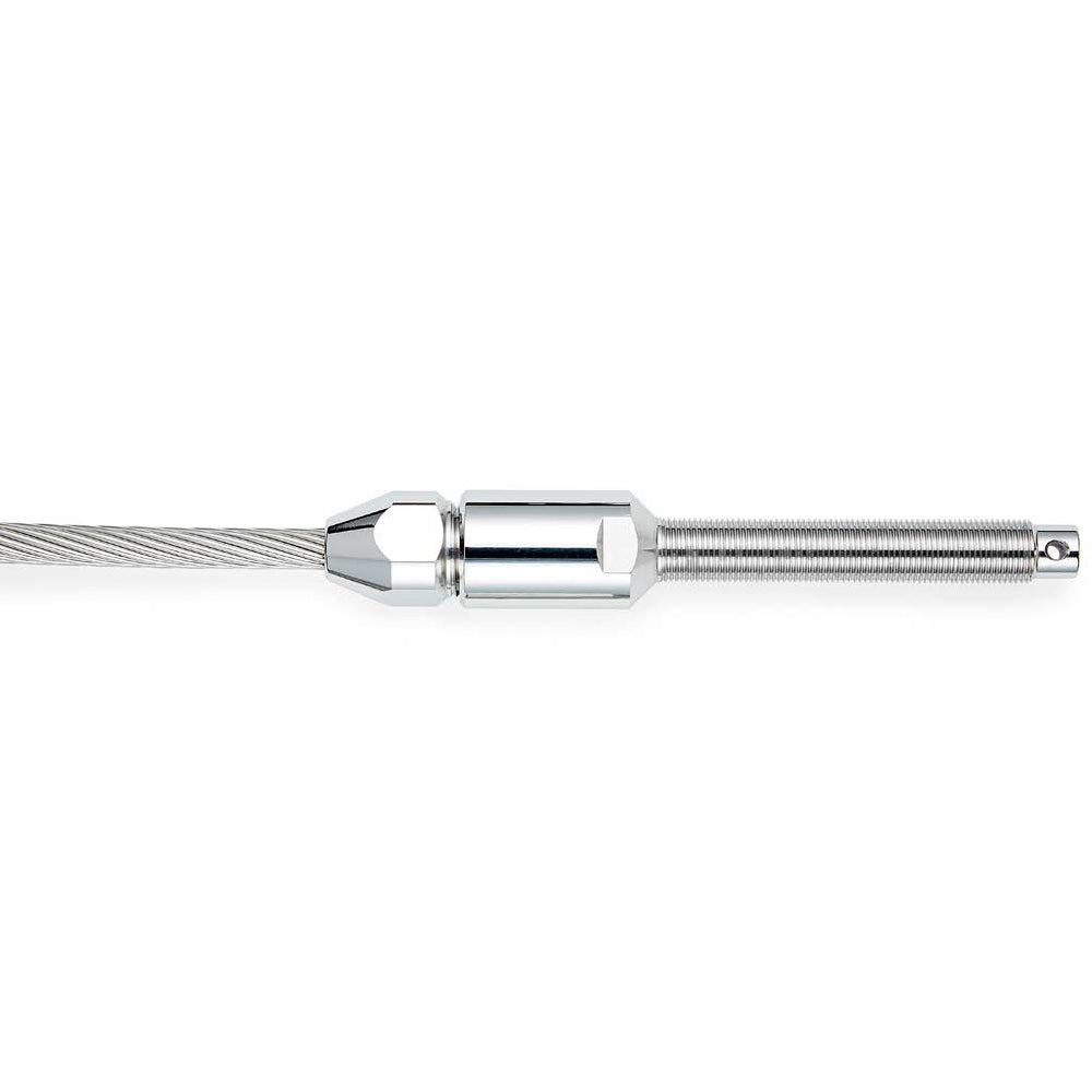 Sta-Lok Swageless Stud - 4 mm & 5/32" Wire 1/4" Unf Right Hand