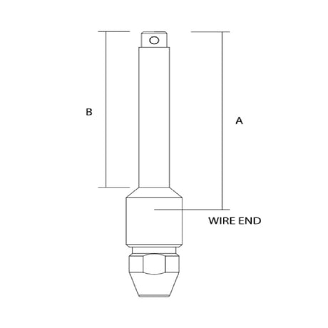 Sta-Lok Swageless Stud - 4 mm & 5/32" Wire 5/16" Unf Right Hand_Additional1