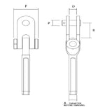 Sta-Lok Swage Eye Toggle - 3/4" Pin 12 mm Wire_Additional1