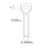 Sta-Lok Swage Eye Forged Style - 1/4" Hole 3 mm & 1/8" Wire_Additional1