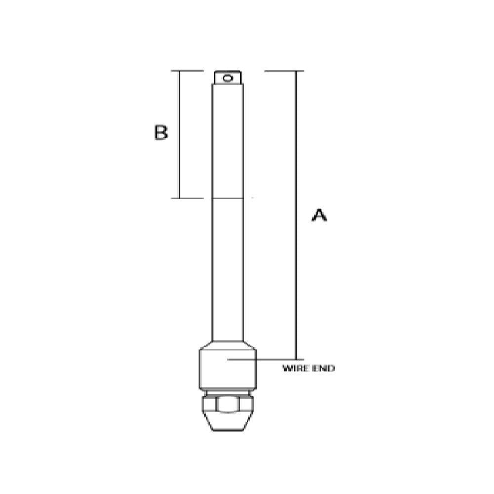 Sta-Lok Swageless Long Stud - 8 mm & 5/16 1/2" Unf Right Hand_Additional1