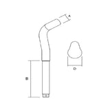 Sta-Lok Threaded Shroud Left Hand Large Head - 1/2" UNF_Additional1