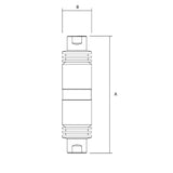 Sta-Lok Swageless Insulator Body Part - 6 mm & 7/32, 1/4" Wire_Additional1