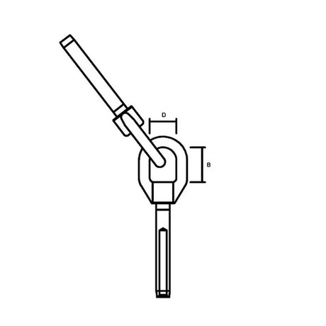 Sta-Lok Threaded Interlocking Eye With Stud 1/8" Wire_Additional1