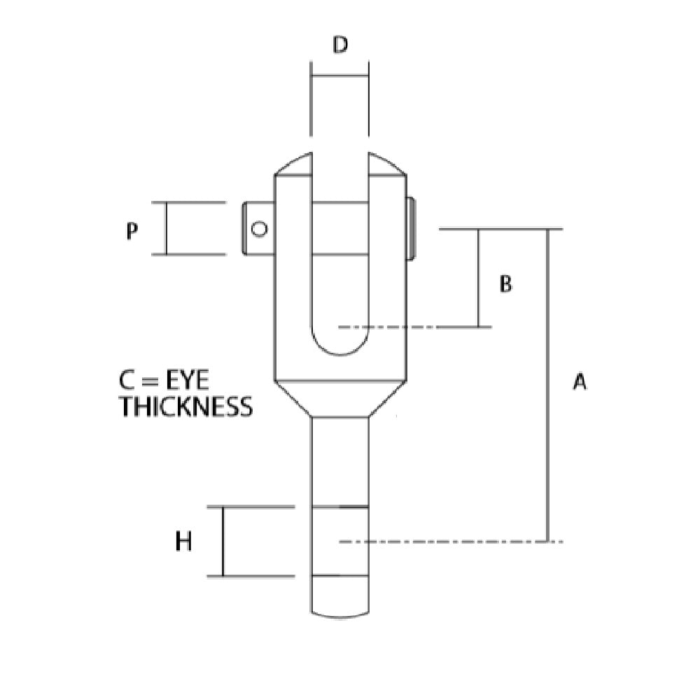 Sta-Lok Toggle Bar Fork & Eye - 1"_Additional1