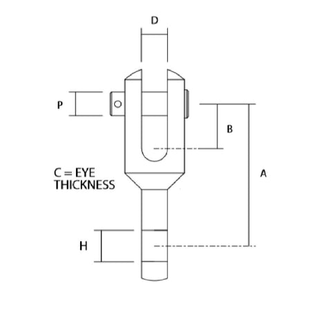 Sta-Lok Toggle Bar Fork & Eye - 1"_Additional1