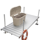 Taylor Made Stow 'N Go Poly Dock Box - 43" x 21" x 26" (Sandstone)_Additional2