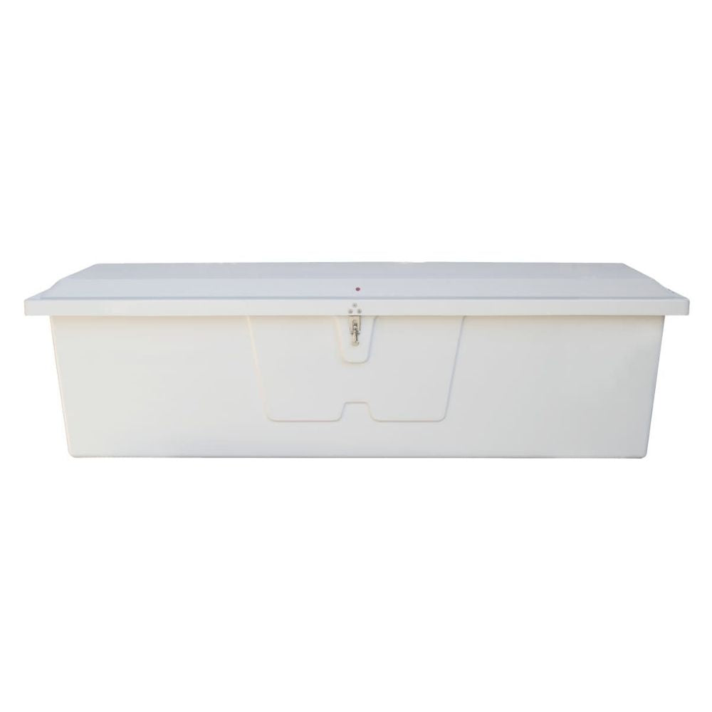 Taylor Made Stow 'N Go Dock Box - 24" x 85" x 22" (White)