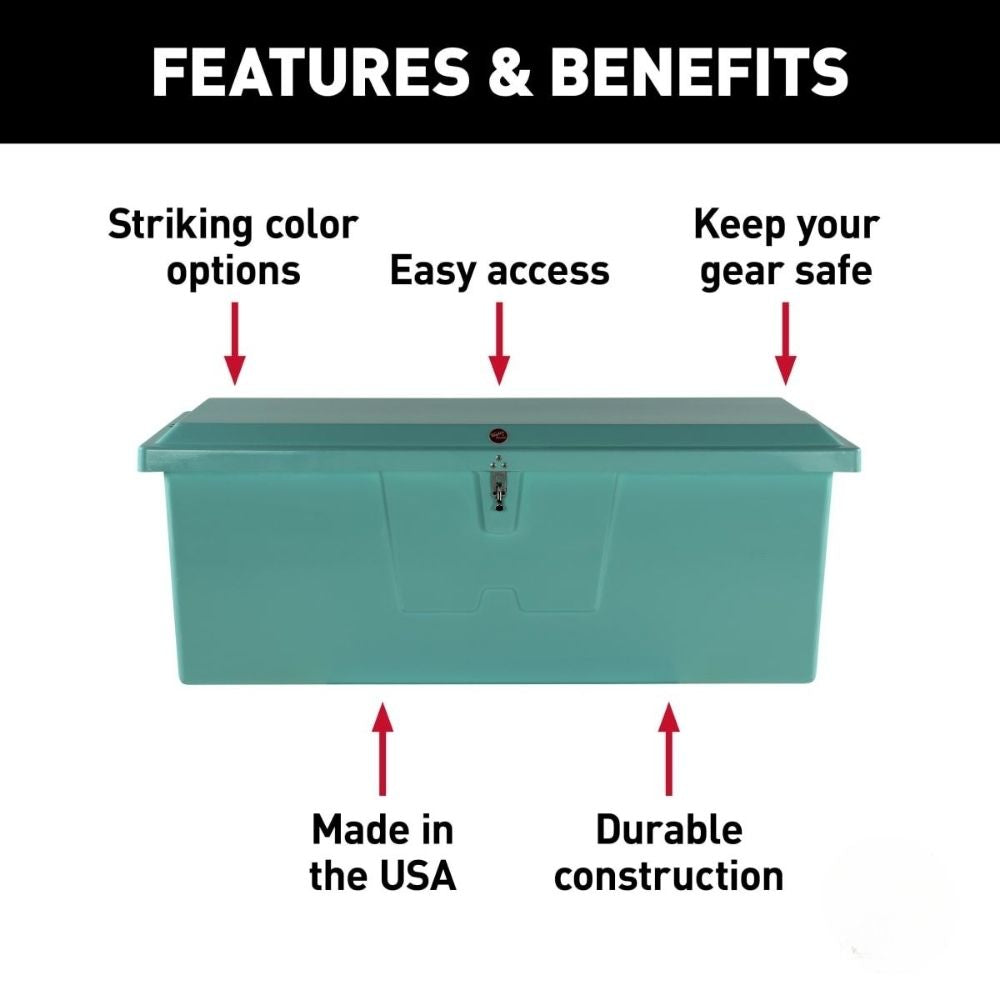 Taylor Made Stow 'N Go Dock Box - 27" x 72" x 26" (Seafoam Green)_Additional1