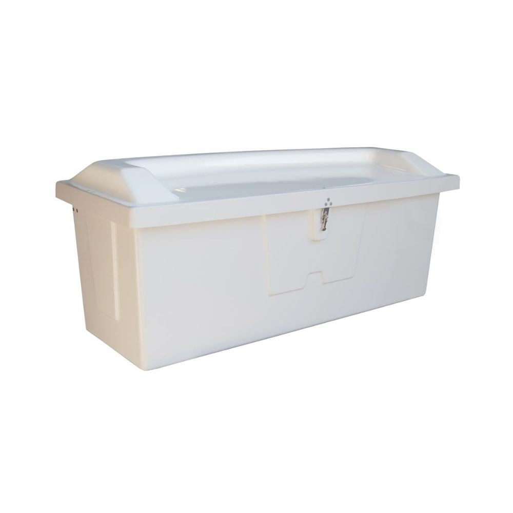 Taylor Made Stow 'N Go Seat Dock Box - 29" x 72" x 29  (White)