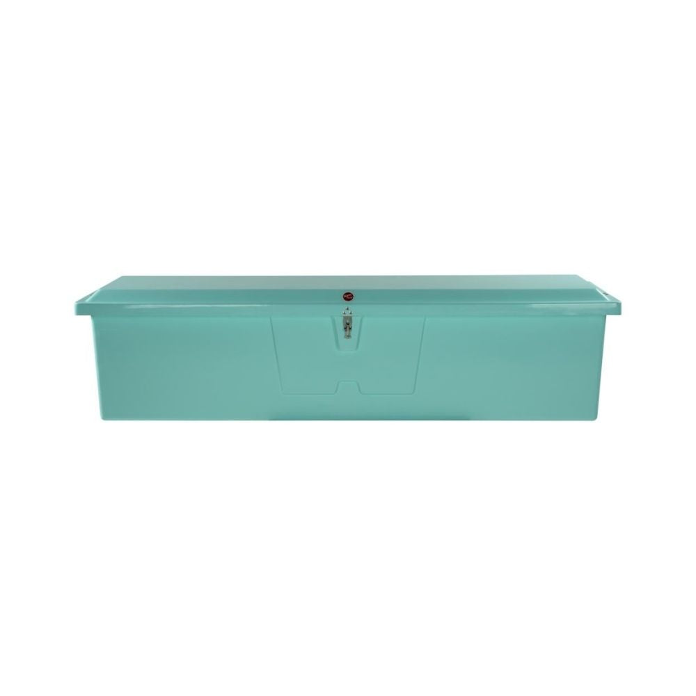 Taylor Made Stow 'N Go Dock Box - w/3 Rod 24" x 95" x 22" (Seafoam Green)