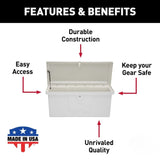 Taylor Made Stow 'N Go Dock Box - 24" x 54" x 22" (White)_Additional2