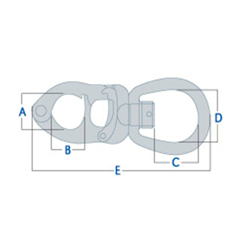 Tylaska T20 Shacklehead (No Bail, Nut, or Washer)_Additional1