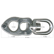 Tylaska Snap Shackle - Standard Bail - T30 - w/ Safety Pin