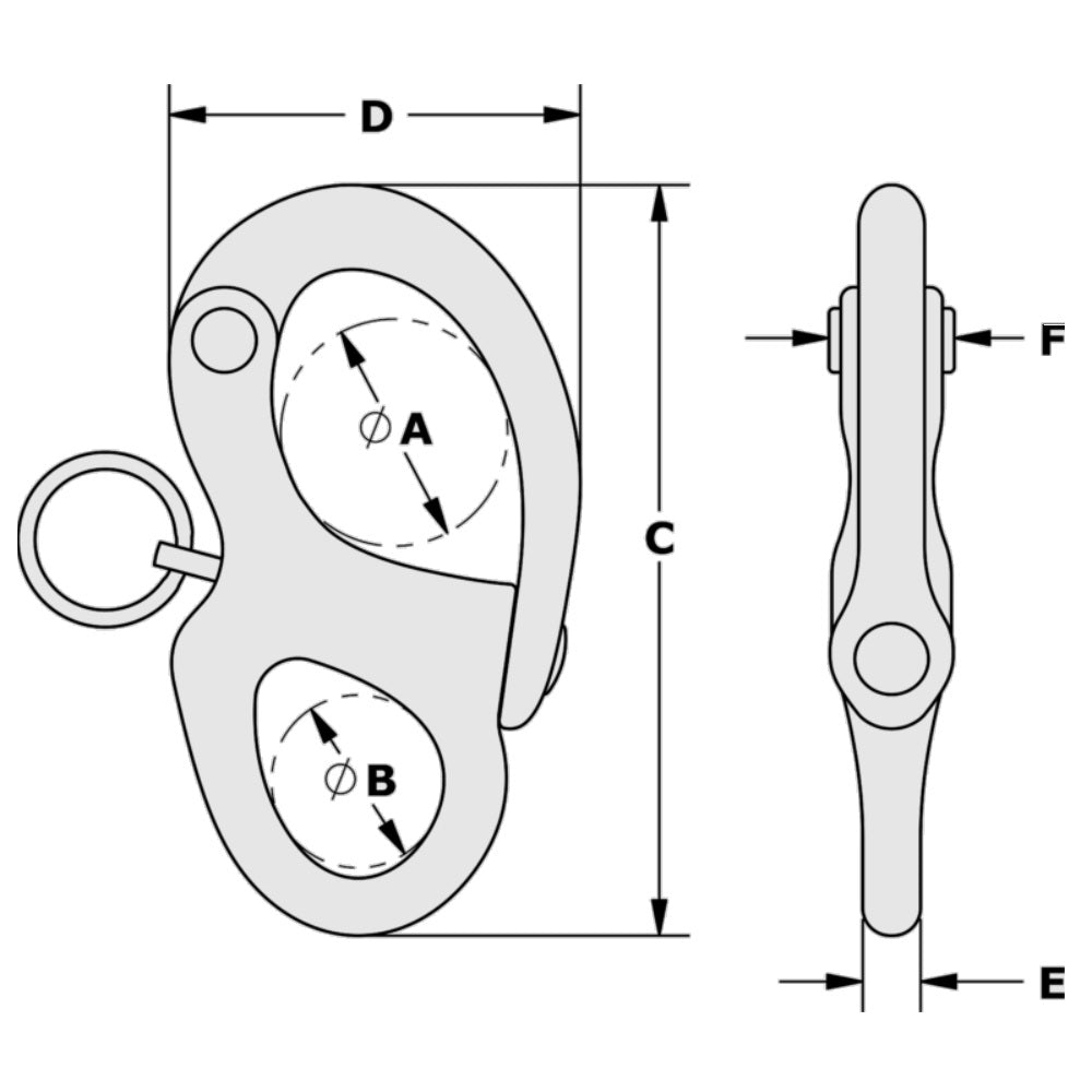 Tylaska CR2 Snap Shackle - Fixed Bail_Additional1