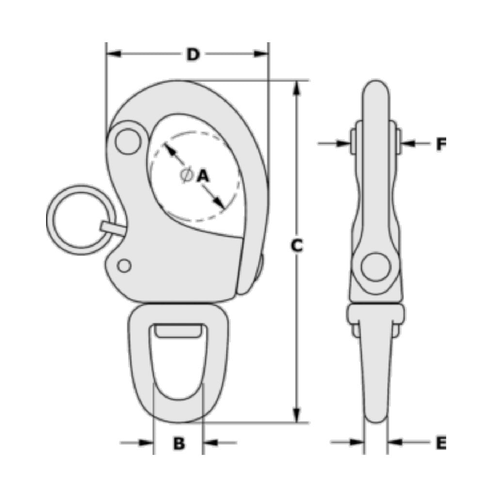 Tylaska CR8 Snap Shackle - Standard Bail_Additional1