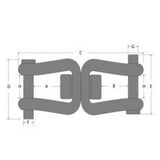 Tylaska T12 Clevis/Clevis Bail Swivel_Additional1