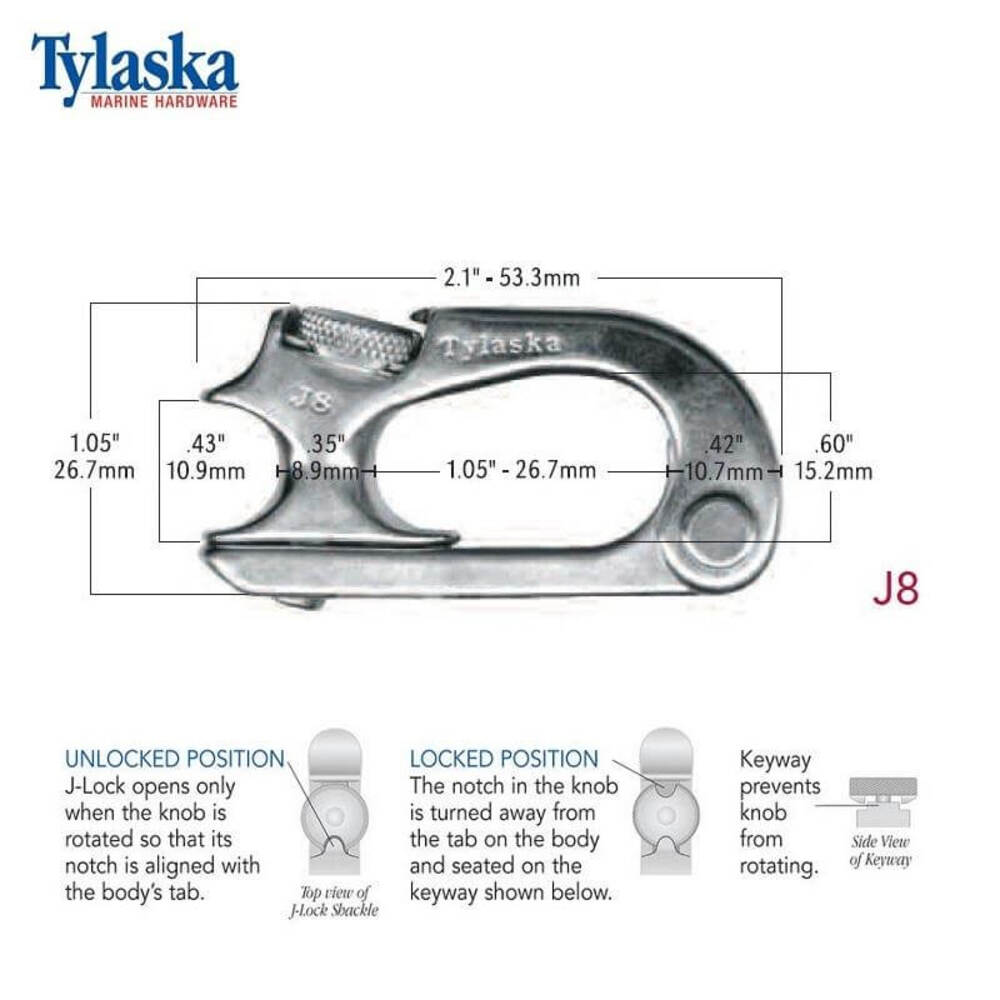 Tylaska J8 J-Lock Shackle_Additional1