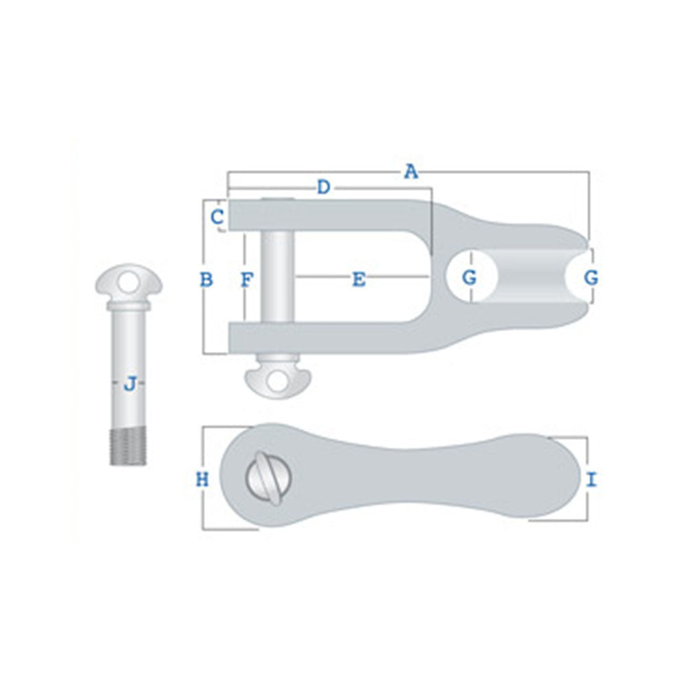 Tylaska H5 Aluminum Halyard Shackle_Additional1